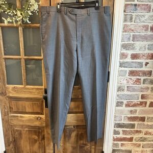 Lauren Ralph Lauren Mens Dress Pants 40x32 Gray Wool Total Comfort Business Work